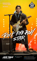 Ace Toyz AT-013 1/6 Guitarist Figure Rock & Roll Star Winter Suit