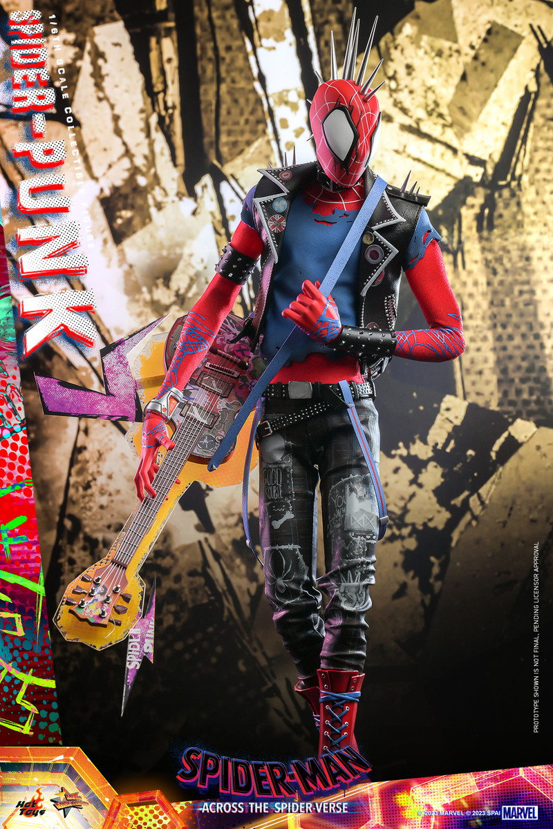 ホットトイズ 1/6 スパイダー・パンク 通常.Ver MMS726 Hot Toys Spider-Punk Spider-Man: Across the Spider-Verse MMS7265