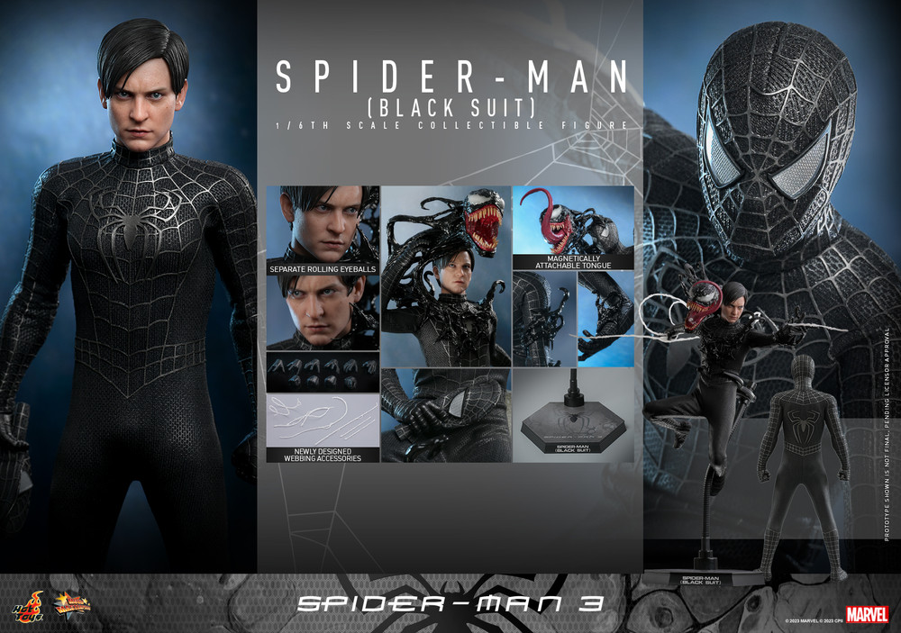 Peter Parker (Black Suit) 1/6 Scale Figure – Alter Ego Comics