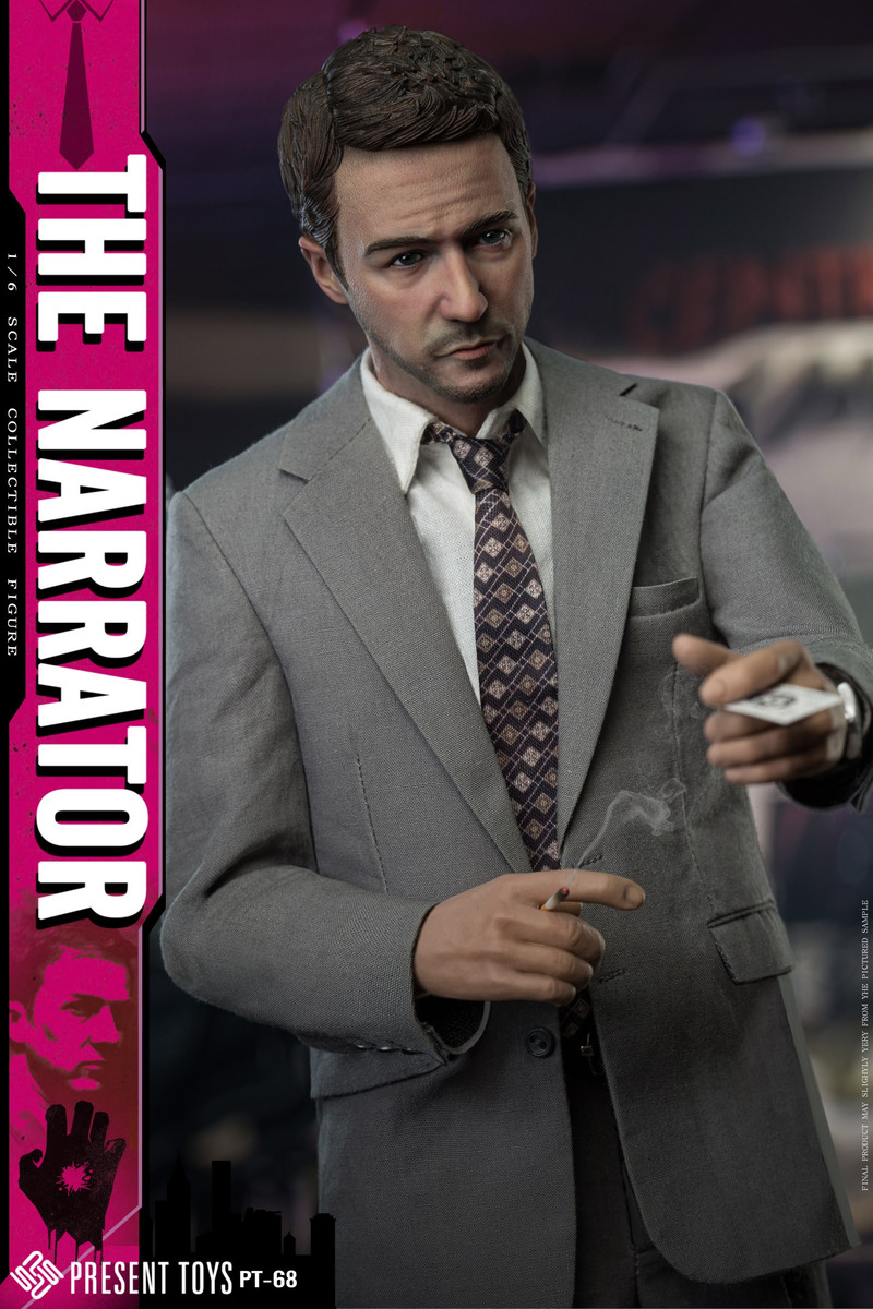 PRESENT TOYS PT-SP68 ナレーター 1/6ファイト・クラブ PRESENT TOYS Narrator Figure fight club 1/6 Figure