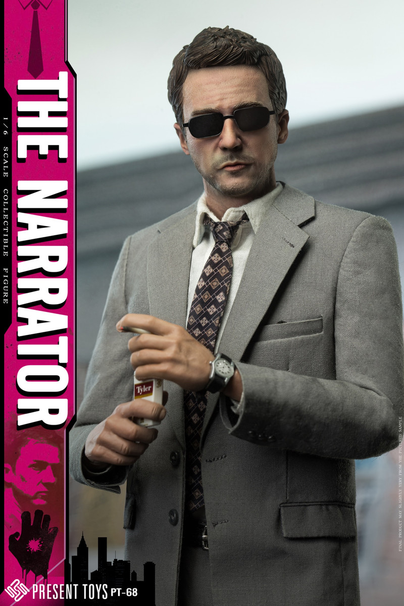 PRESENT TOYS PT-SP68 ナレーター 1/6ファイト・クラブ PRESENT TOYS Narrator Figure fight club 1/6 Figure