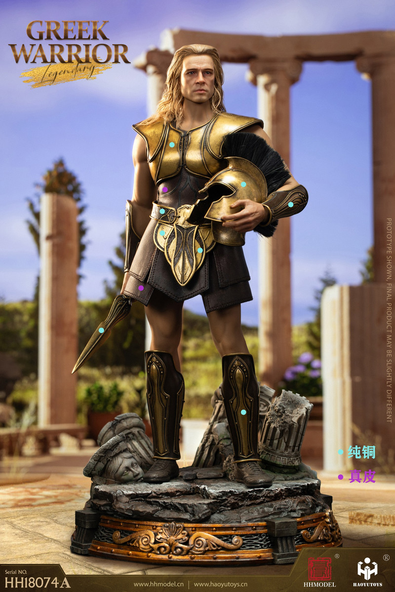 HAOYUTOYS HH18074A 1/6 Troy Brad Pitt Greek Legendary WarrioR