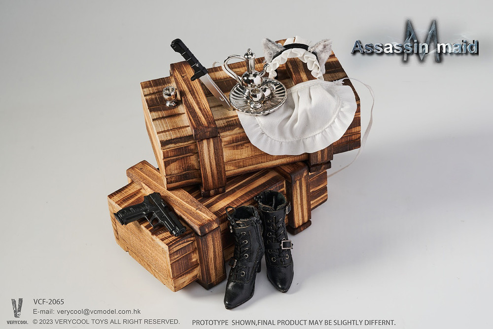 VERYCOOL 1/6 アサシンメイド ミシェル 特典付き VCF-2065 VERYCOOL 1/6 Female Assassin Maid Michelle VCF-2065