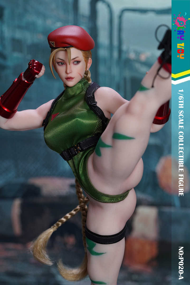Play Toy Fighting Female Warrior - Green P020-A