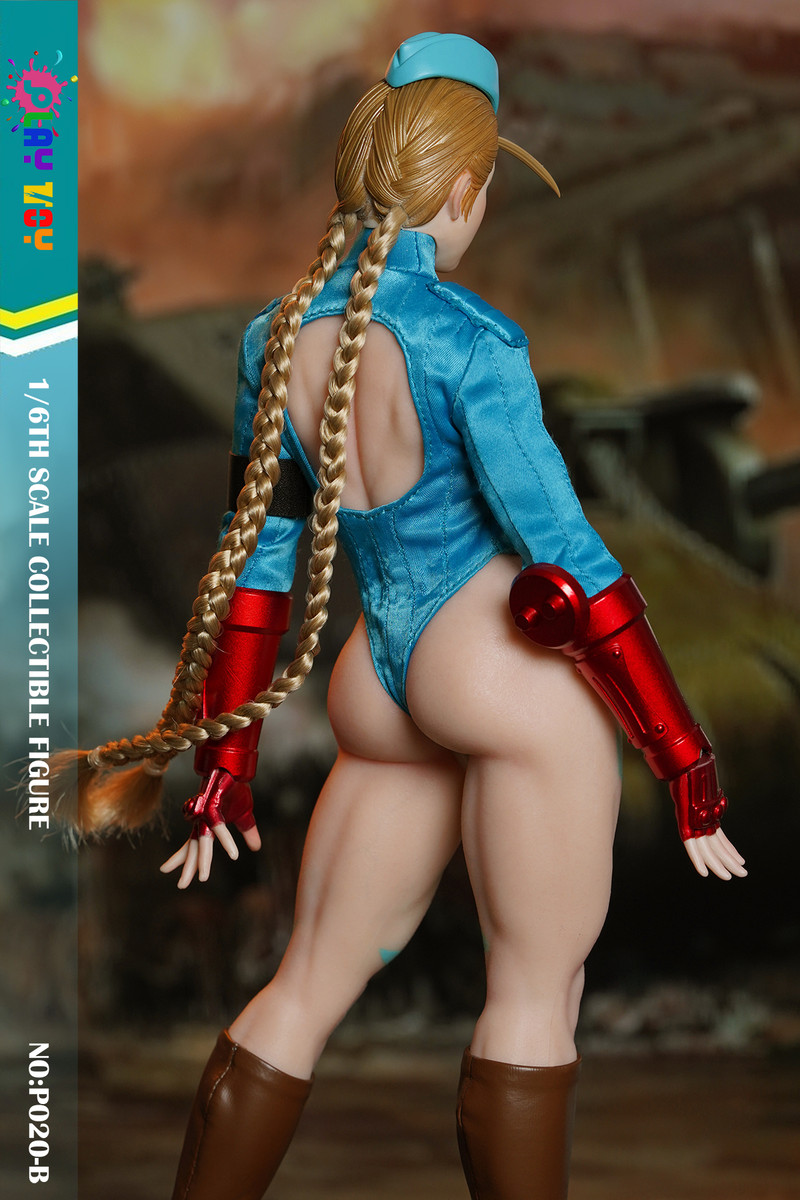 PLAY TOY P020-B Blue Street Female Fighter 1/6 Figure