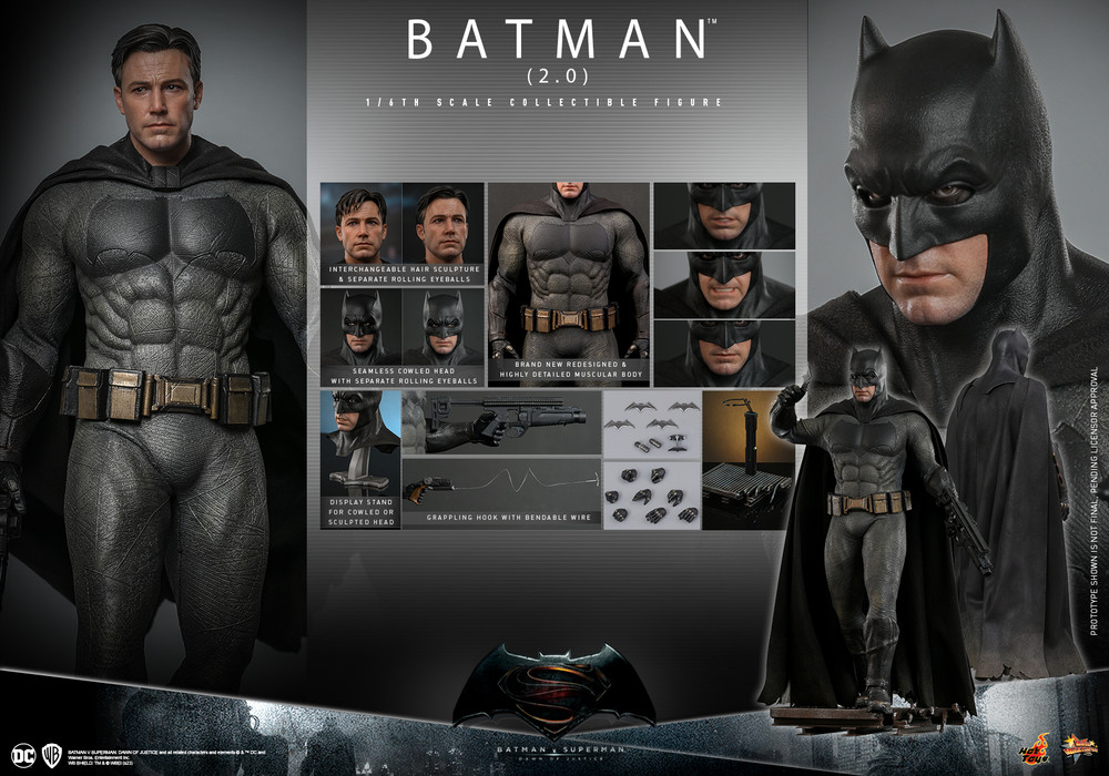 Hot Toys MMS731 1/6 Scale BATMAN (2.0) Hot Toys MMS731 1/6 Scale
