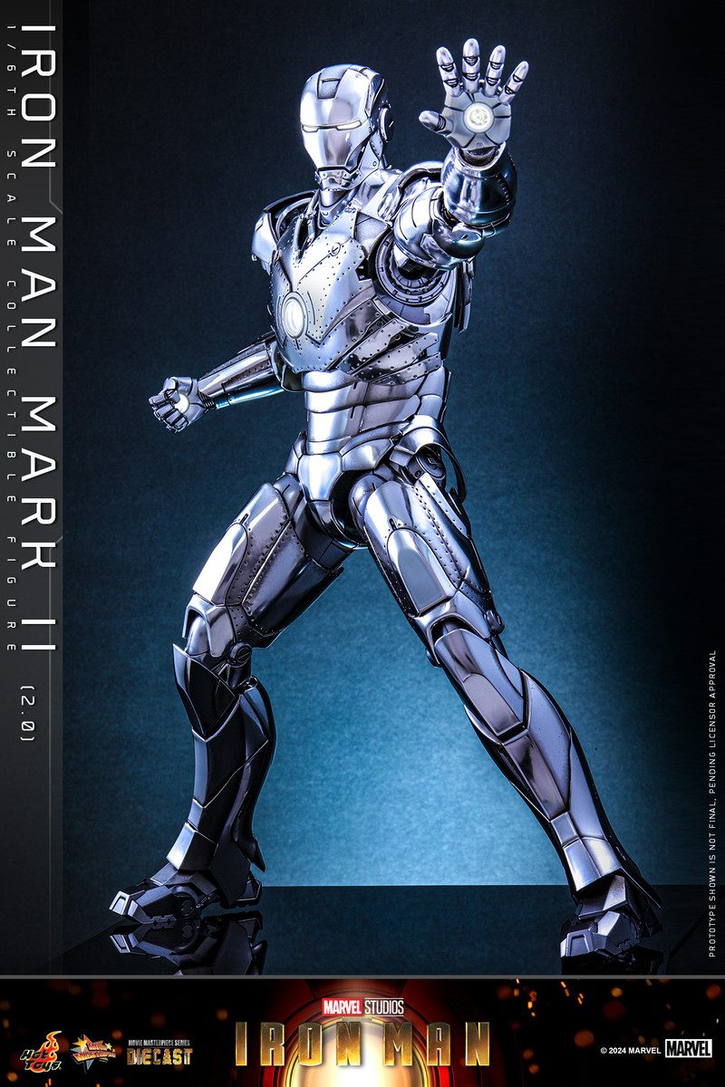Hot Toys MMS733D59 Iron Man Mark II 2.0 1/6 Collectible Figure