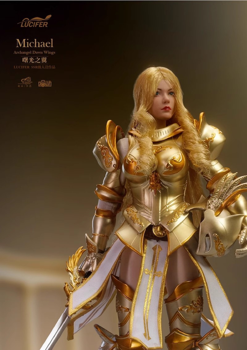 Lucifer 1/12 Dawn Wings Figure LXF2311A Golden Armor Version
