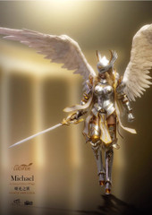 Lucifer LXF2311B 1/12 Dawn Wings Figure Silver Armor Version 
