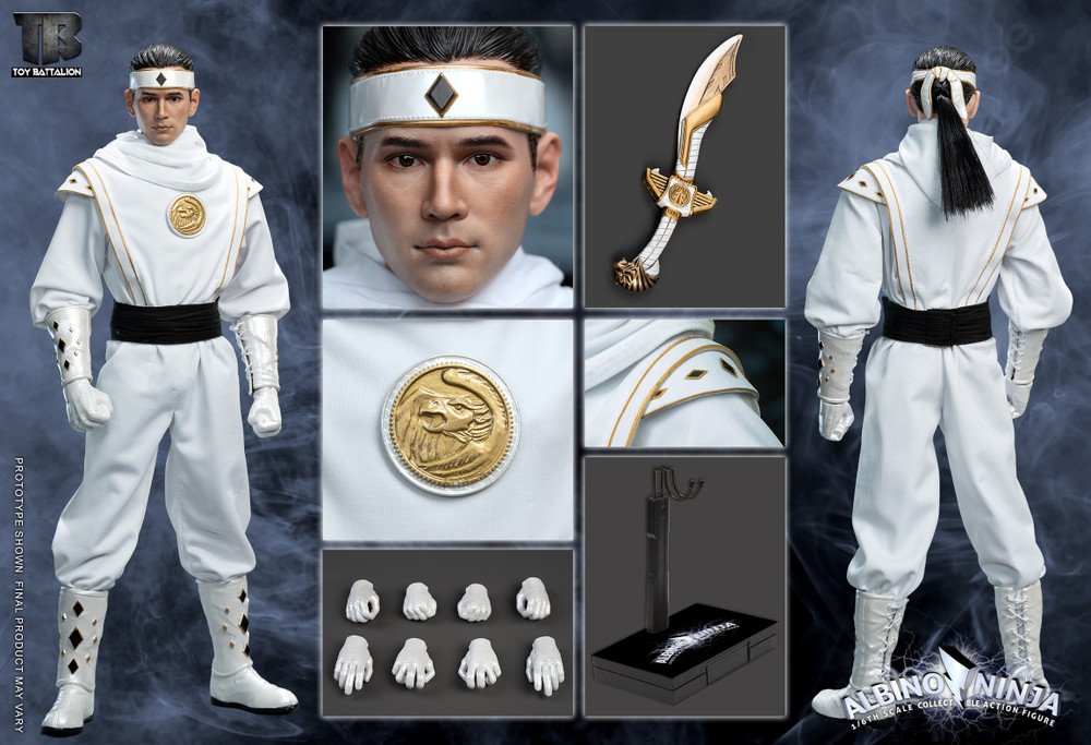 TOYS BATTALION 1/6 Albino Ninja Power Rangers TB011 Figure