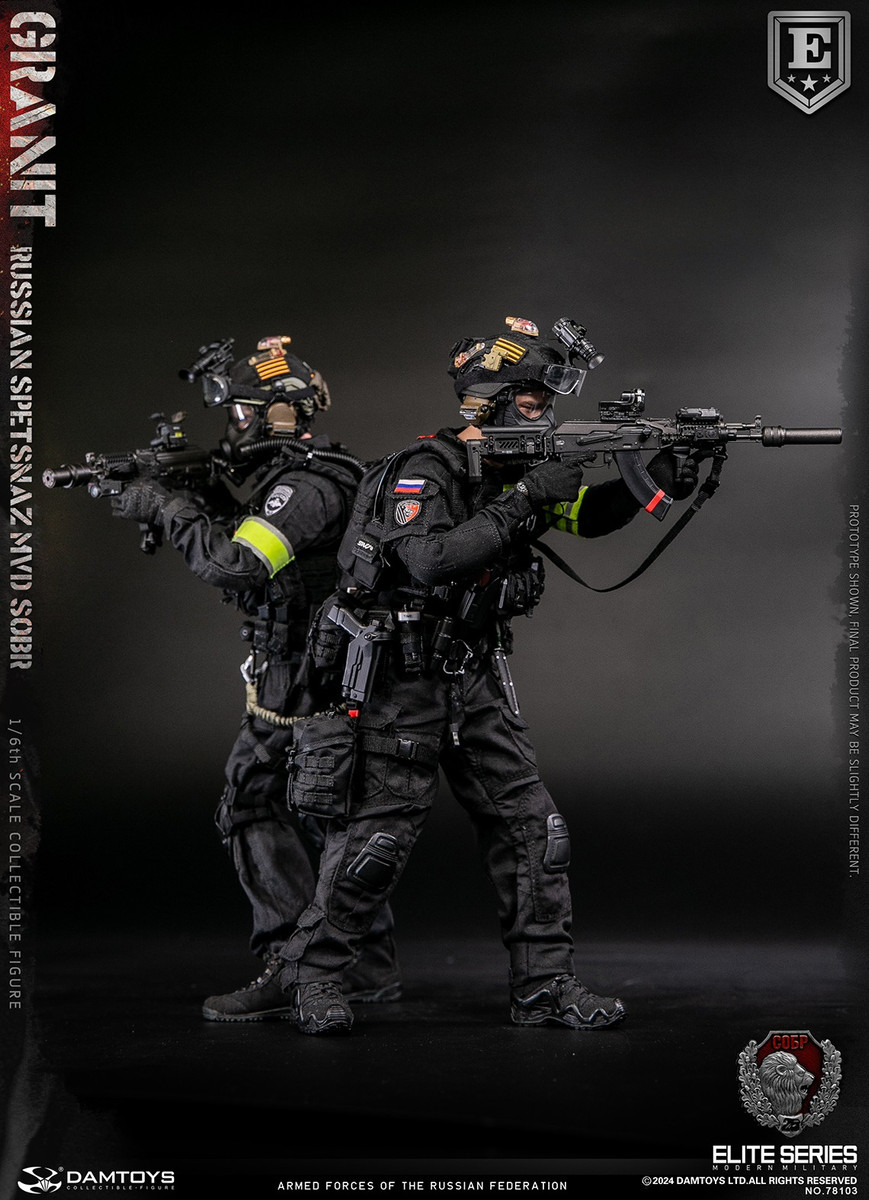 DAMTOYS 78103S 1/6 RUSSIAN SPETSNAZ MVD SOBR GRANIT SPECIAL EDITION