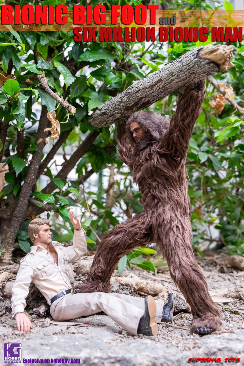 Bionic Sasquatchフィギュア 1/6 Scale Bigfoot figure by Superman toys