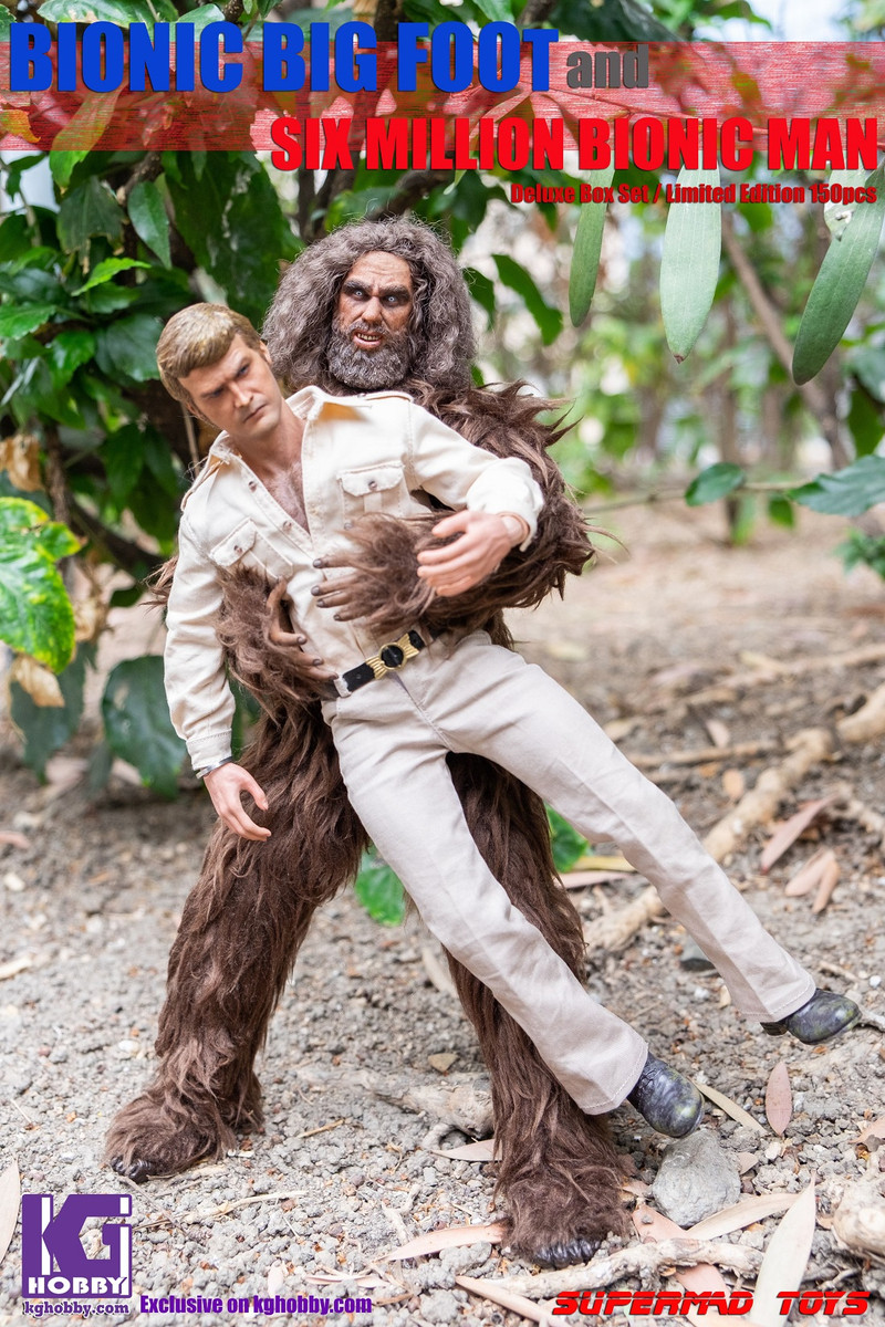 Bionic Sasquatchフィギュア Supermad Toys Bionic Big Foot Custom Made 1/6 Action Figure