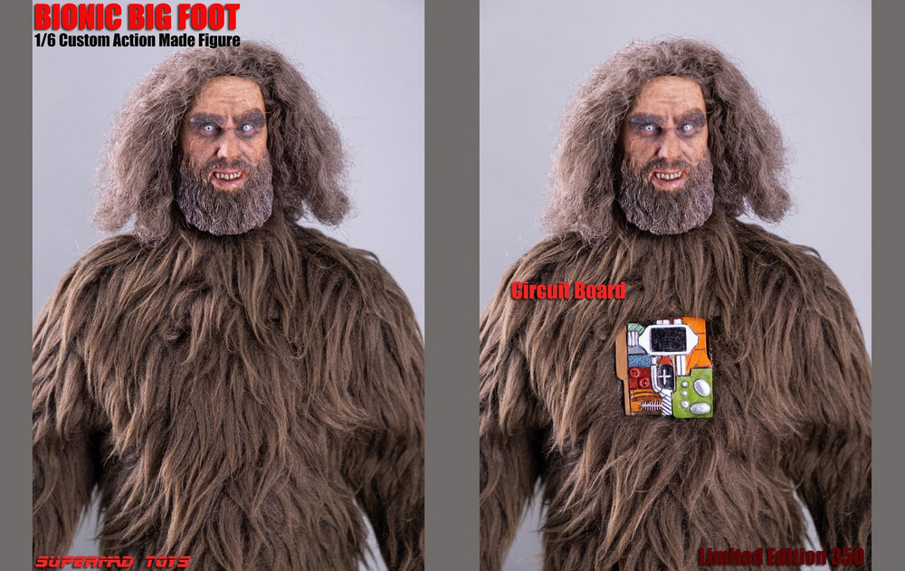 Bionic Sasquatchフィギュア 1/6 Scale Bigfoot figure by Superman toys