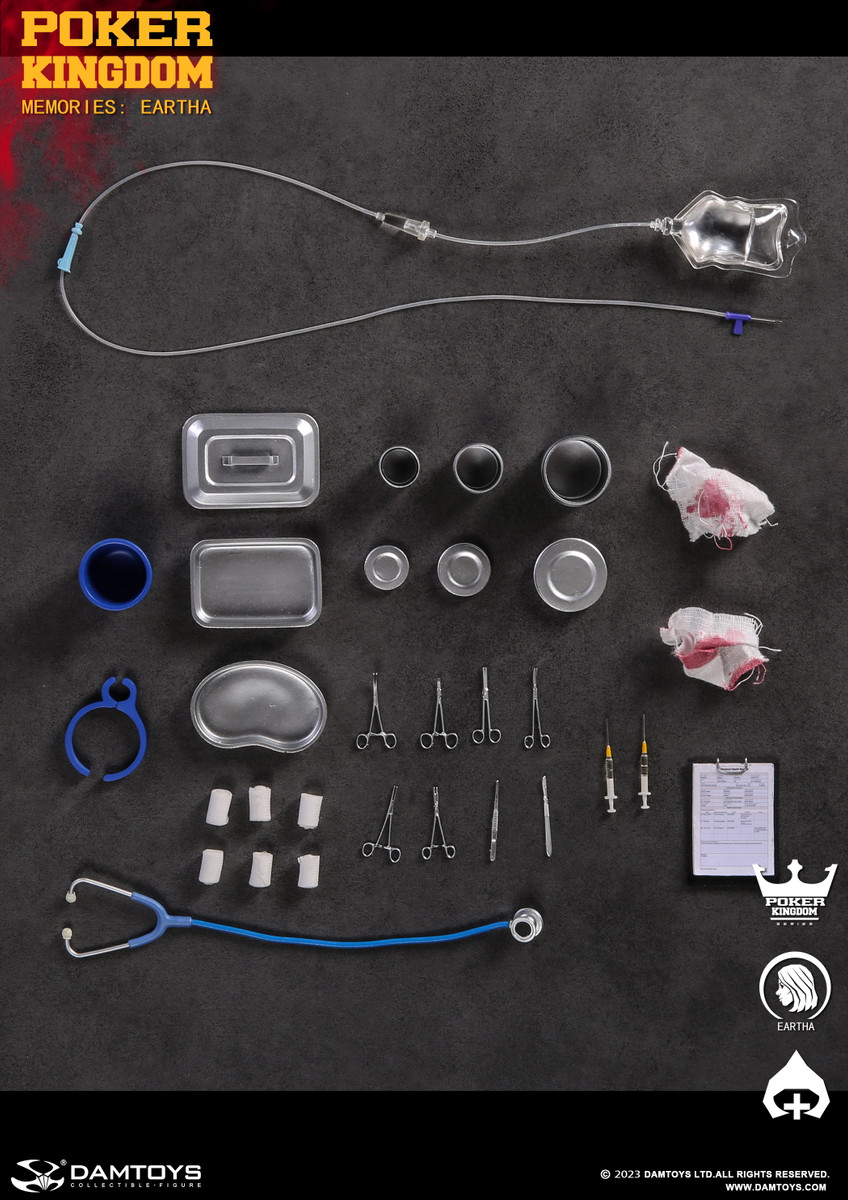 DAMTOYS ポーカー・キングダム メモリーズ アーサ GK004MX-A 1/6 DAM TOYS Poker Kingdom Memories Eartha Nurse Version [DAM