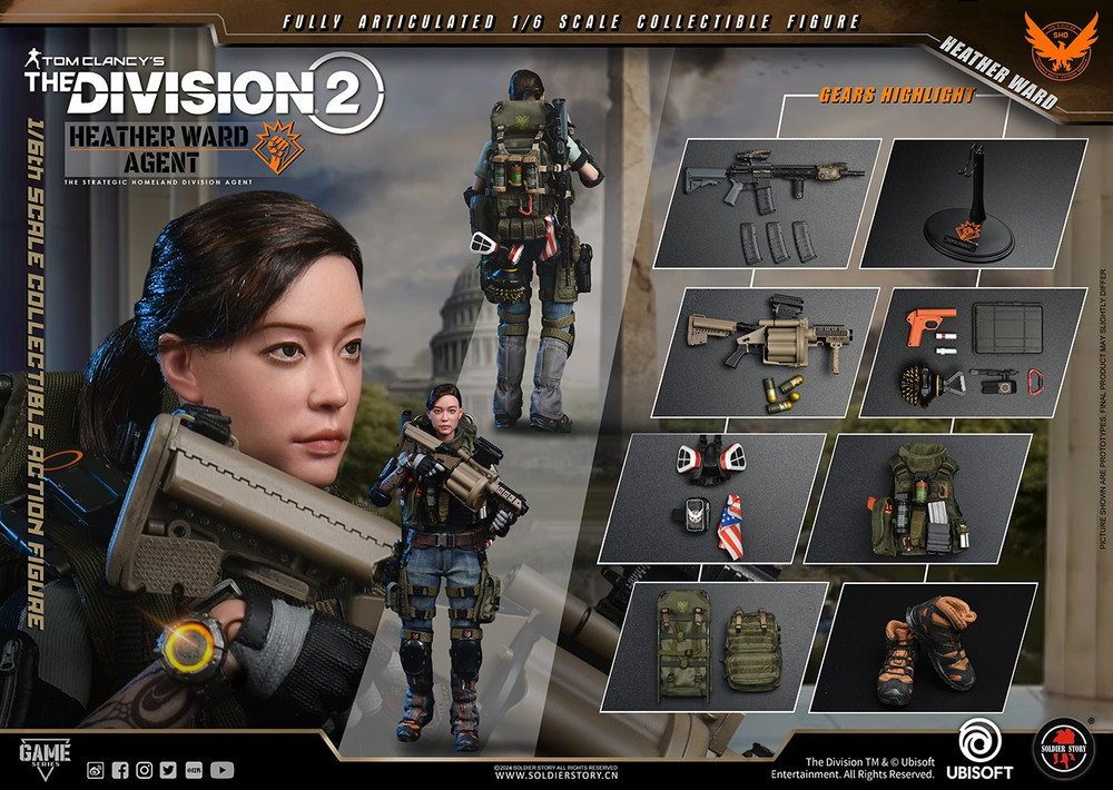 SOLDIER STORY Heather Ward Agent Ubisoft The Division 2 SSG009