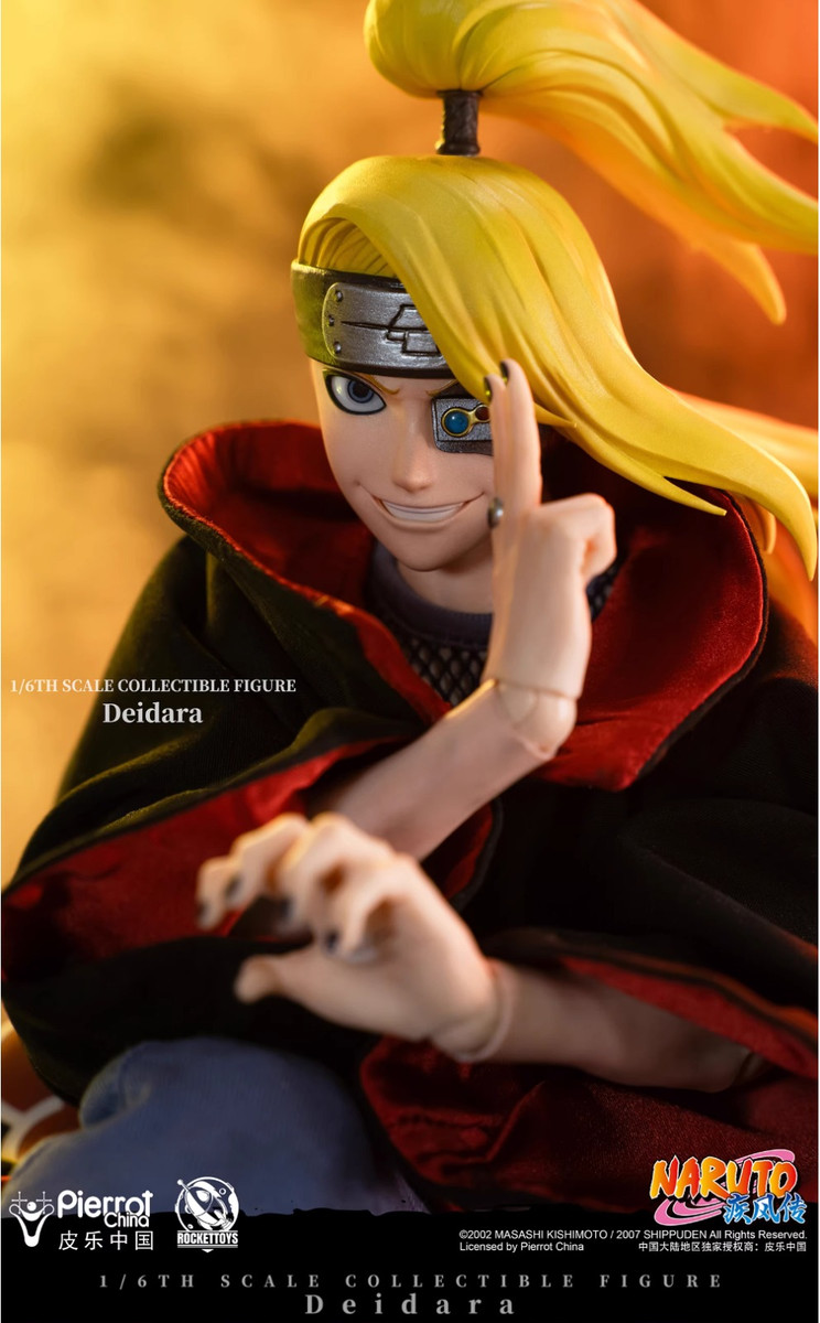 ROCKET TOYS ROC-008デイダラ DEIDARA1/6特典付ナルト RocketToys 1/6 『NARUTO -ナルト-』 デイダラ 初回予約特典付