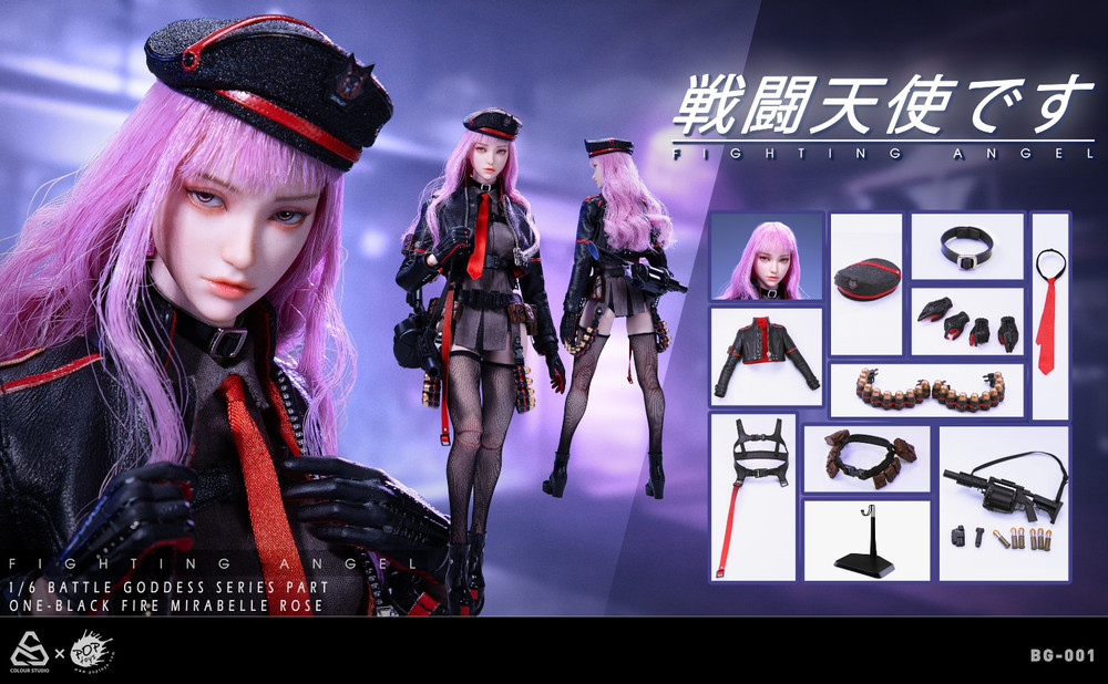 POPTOYS x COLOUR STUDIO BG-001 ミラベル ローズ POPTOYS x COLOUR STUDIO 1/6 BG-001 Black Fire Mirabelle Rose