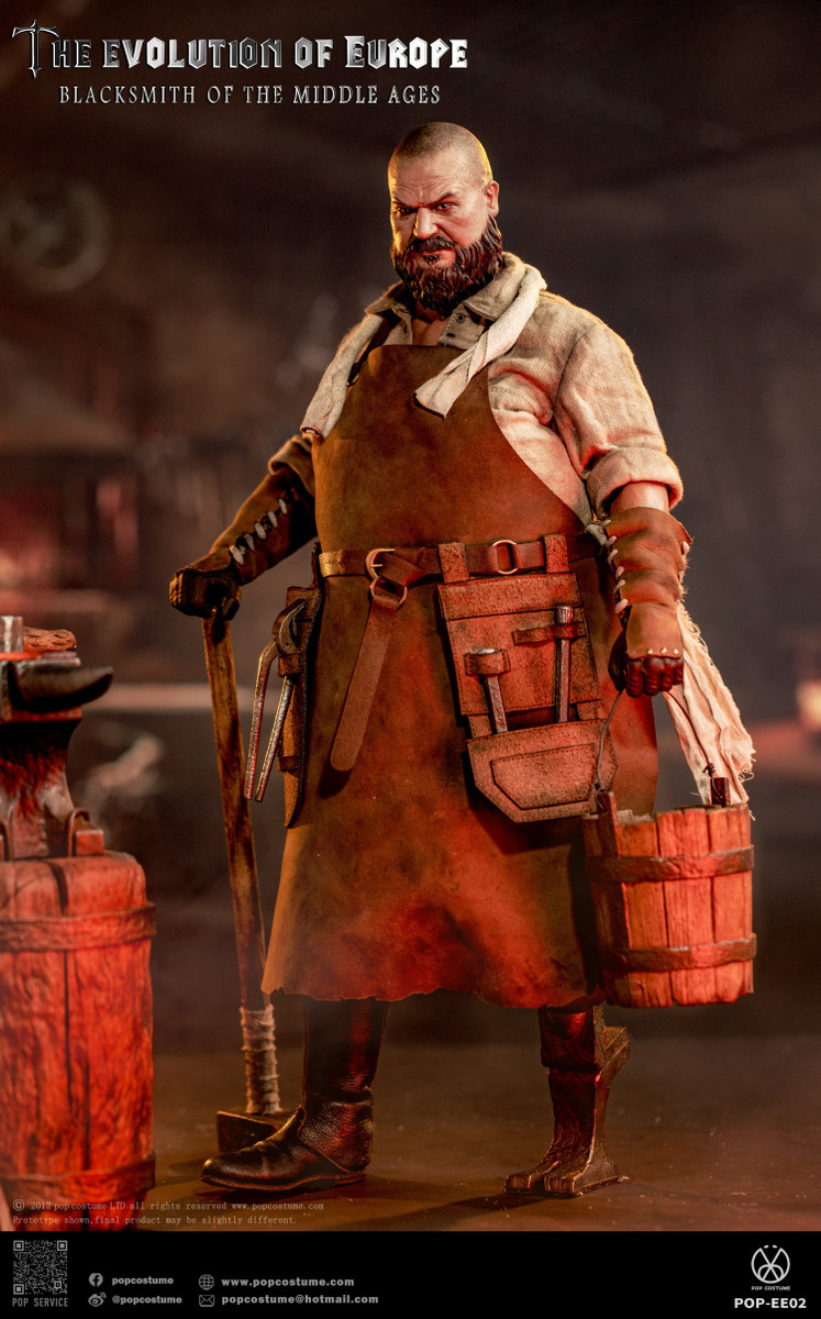 1/6 The Evolution of Europe Blacksmith by POP COSTUME EE02