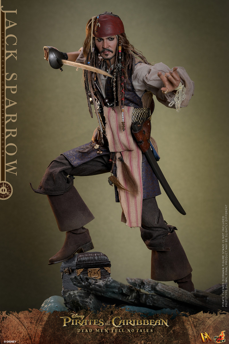 Hot Toys DX37 1/6 Jack Sparrow Pirates of the Caribbean