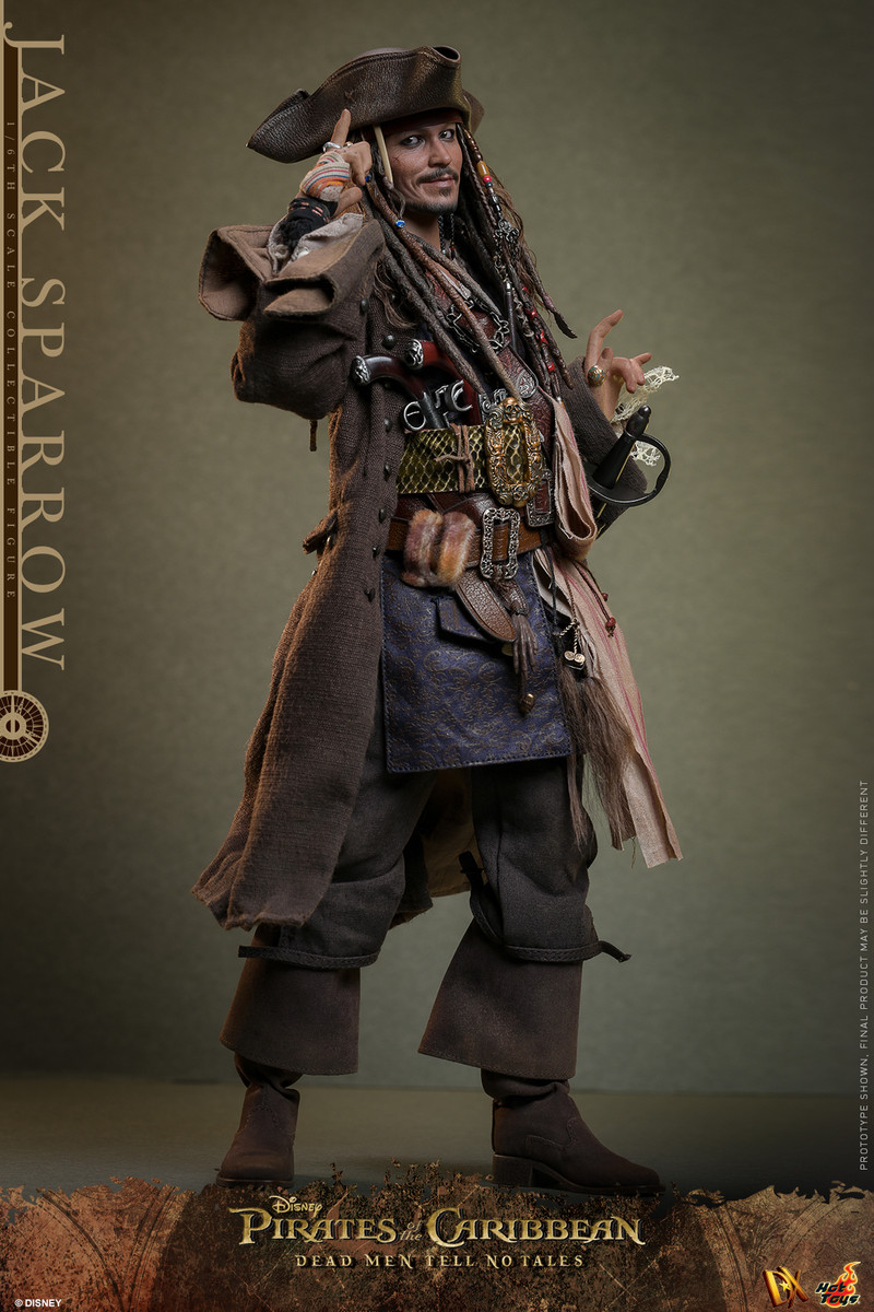 Hot Toys DX37 1/6 Jack Sparrow Pirates of the Caribbean