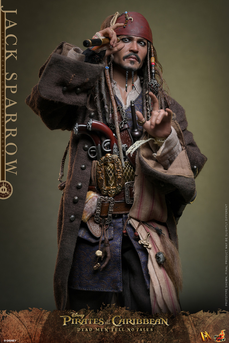 Hot Toys DX37 1/6 Jack Sparrow Pirates of the Caribbean