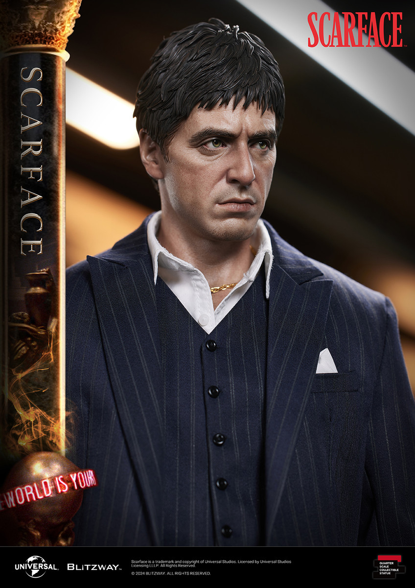 ScarFace20キロ BLITZWAY 1/4 Scarface Statue Standard Version BW-SS-22301