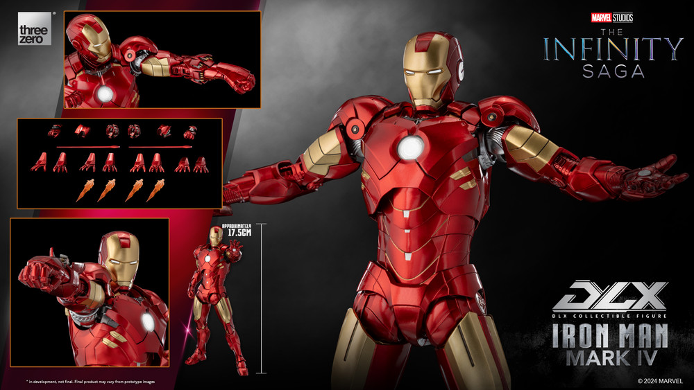 Threezero DLX Iron Man Mark 4 3Z0501 Marvel Studios: The Infinity Saga