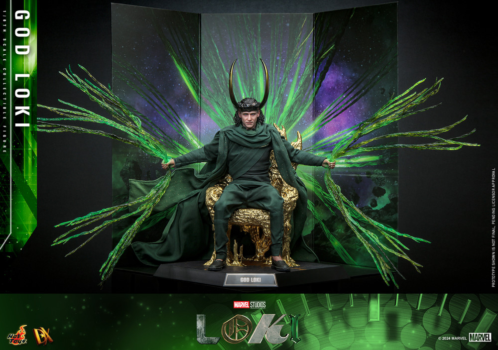 【新品未開封品】　Hot Toys God Loki DX40 1/6スケール God Loki Hot Toys DX40 1/6 Scale Figure