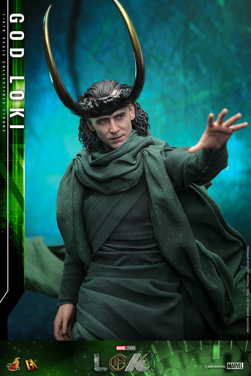 God Loki Hot Toys DX40 1/6 Scale Figure