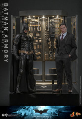 Hot Toys MMS750 The Dark Knight 1/6th scale Batman Armory with Bruce Wayne (2.0) Collectible Set