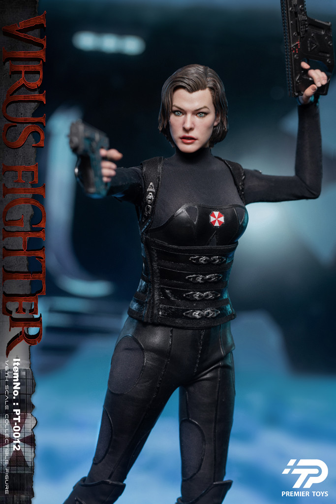 Premier Toys PT-0012バイオハザード 1/6アリスAlice Pre-order Premier Toys PT-0012 1/6 Virus Fighter Alice