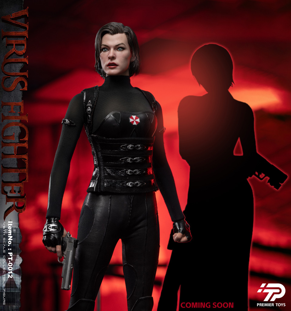 Premier Toys 1/6 アクションフィギュア ウイルスファイター Premier Toys Alice Resident Evil PT0012 1/6 Scale Virus Fighter