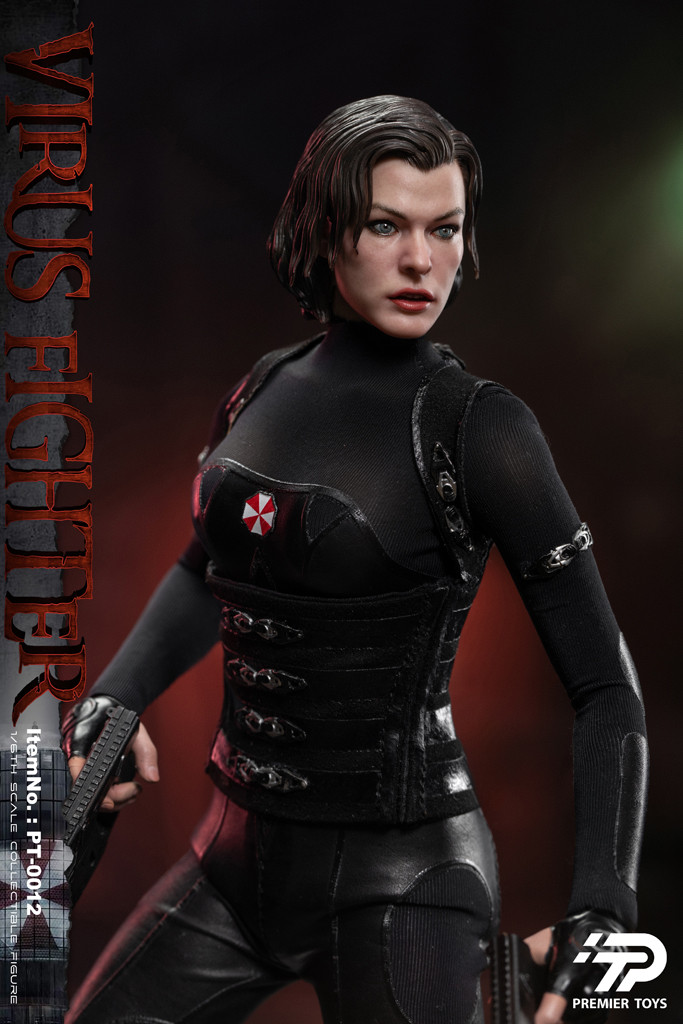 Premier Toys 1/6 アクションフィギュア ウイルスファイター Premier Toys Alice Resident Evil PT0012 1/6 Scale Virus Fighter
