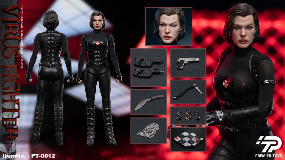 Premier Toys Alice Resident Evil PT0012 1/6 Scale Virus Fighter