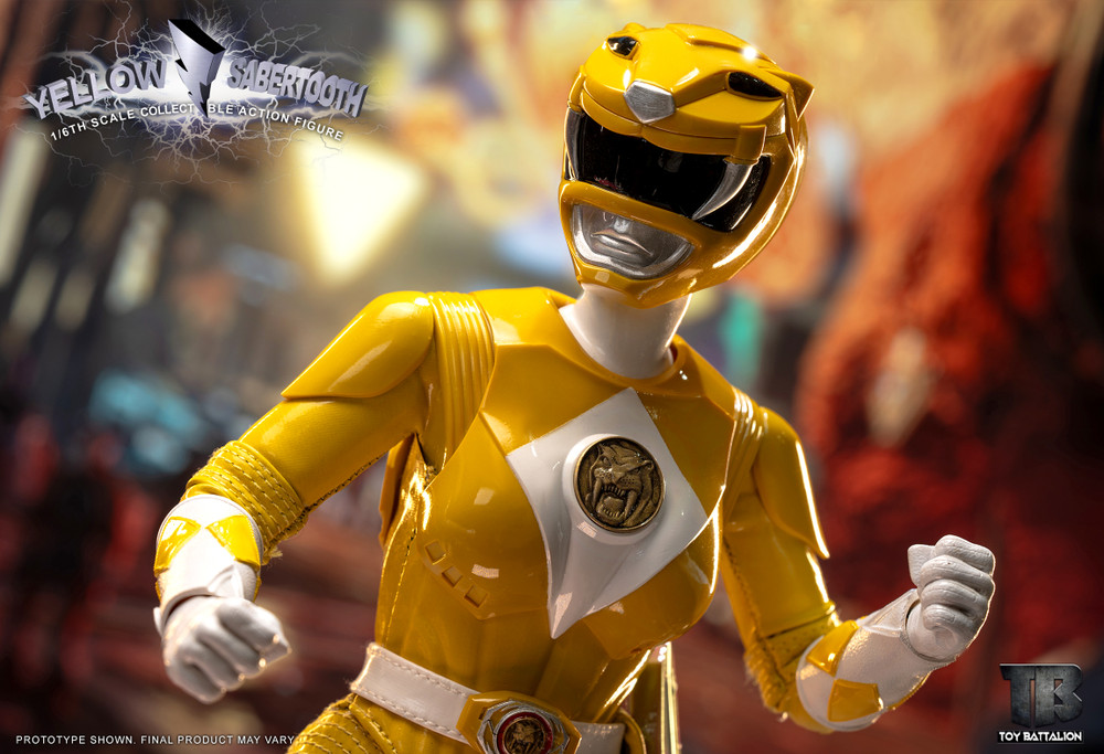 TOYS BATTALION Power rangers TB016 1/6 Yellow Sabertooth