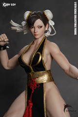 PLAY TOY P023-B Street Female Godness Fighter 2.0 1/6 Figure Black Version 