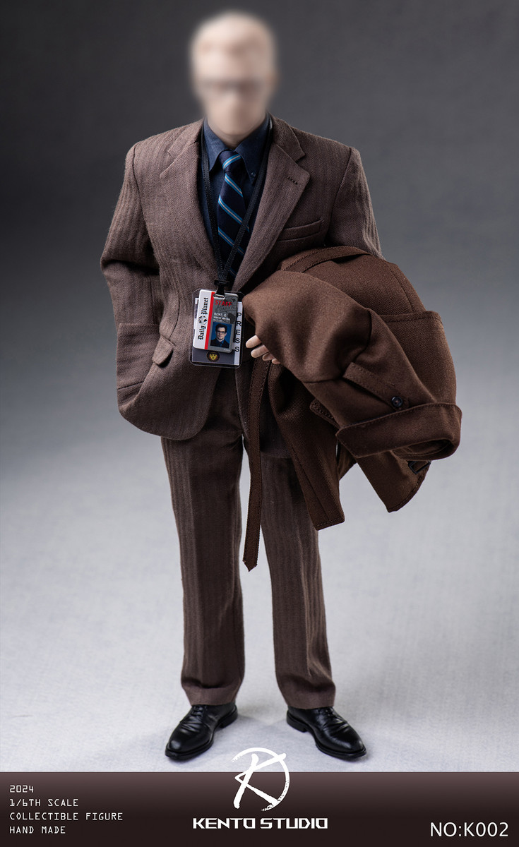 KENTO STUDIO 1/6 Scale Clark Kent Journalist Coat Set with Body K002