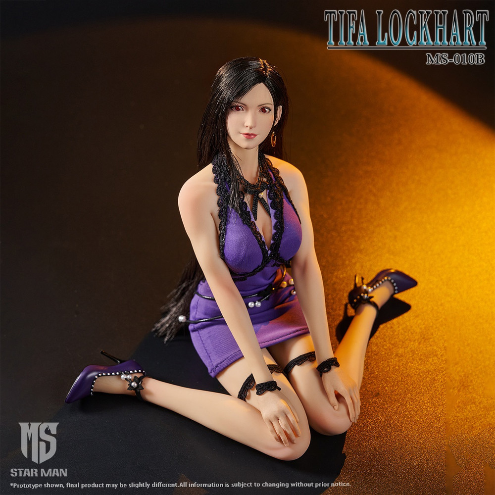 STAR MAN MS-010B Purple Dress tifa lockhart 1/6 Figure