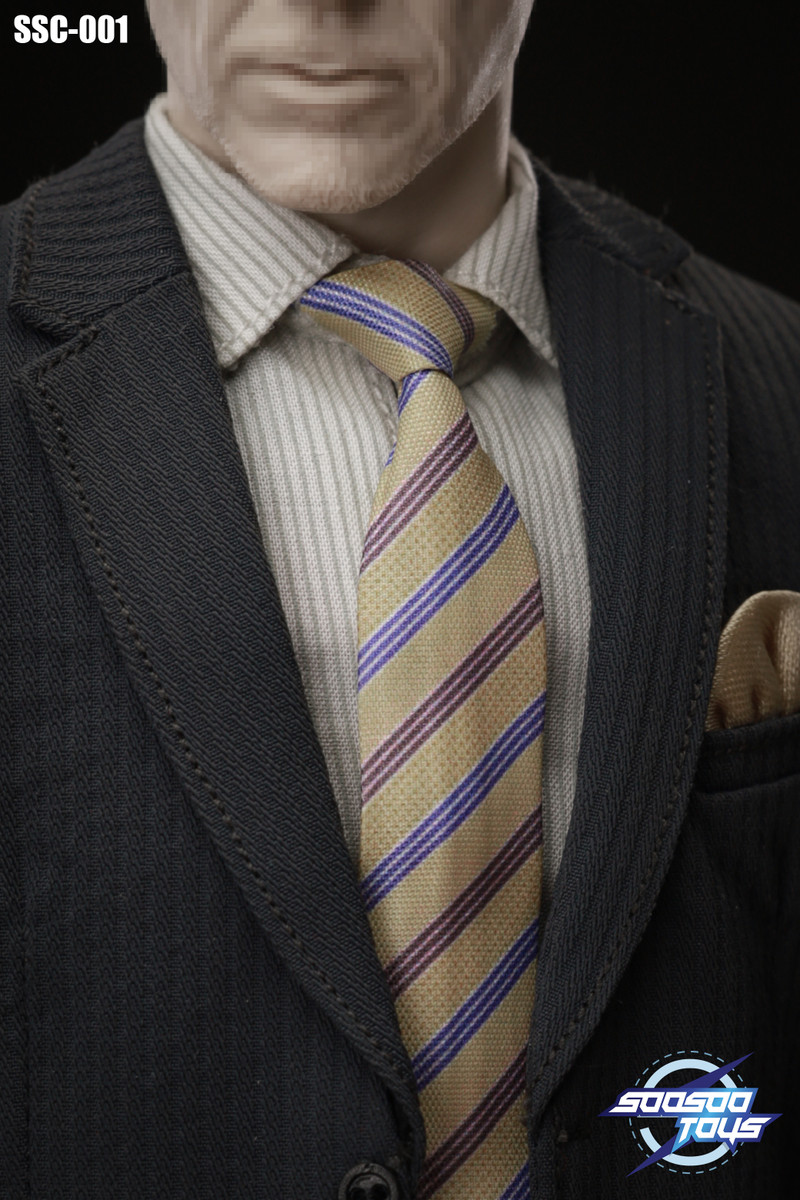 Soo-sootoys 1/6トニー専用テーラード スーツセット SSC-001 Soosootoys 1/6 Suit for Tony Stark with Body Set SSC-001B