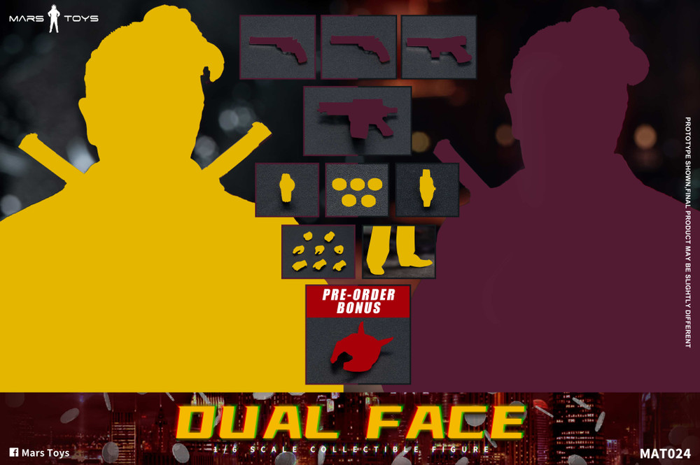 Mars Toys 1/6 デュアル フェイス MAT024 Dual Face MARS TOYS 1/6 MAT024 DUAL FACE – One Man's Hobby