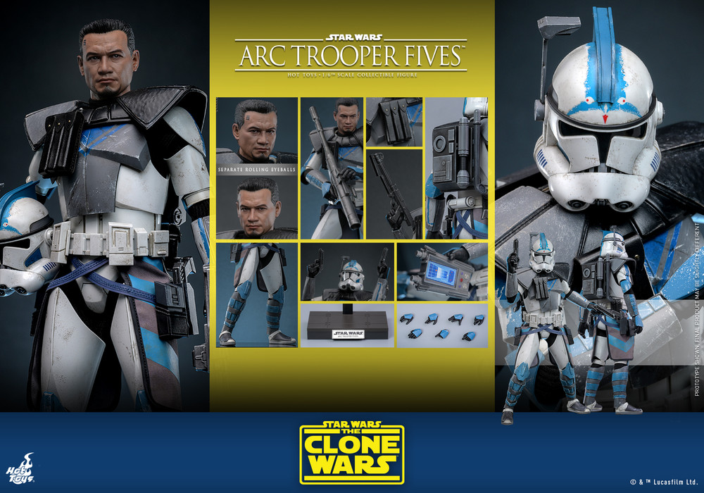 ホットトイズTMS132 スター・ウォーズARCトルーパーファイブス　Fives HOT TOYS Arc Trooper Fives TMS132 Star Wars: The Clone Wars