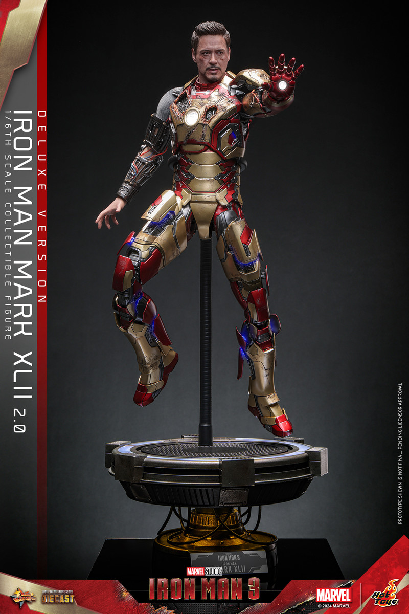 Hot Toys Man Mark XLII (2.0) Figure Deluxe Version MMS758D65 Iron