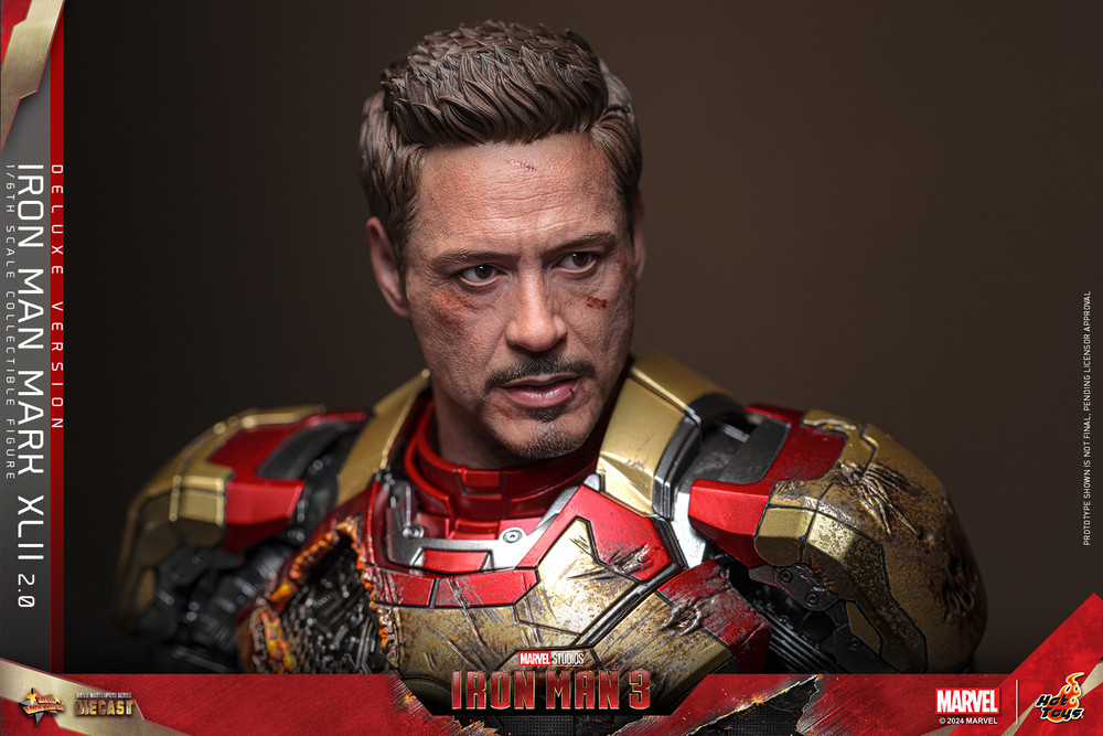 Hot Toys Man Mark XLII (2.0) Figure Deluxe Version MMS758D65