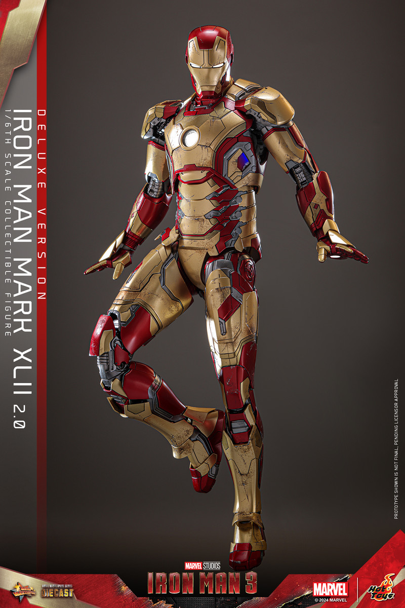 Hot Toys Man Mark XLII (2.0) Figure Deluxe Version MMS758D65 Iron