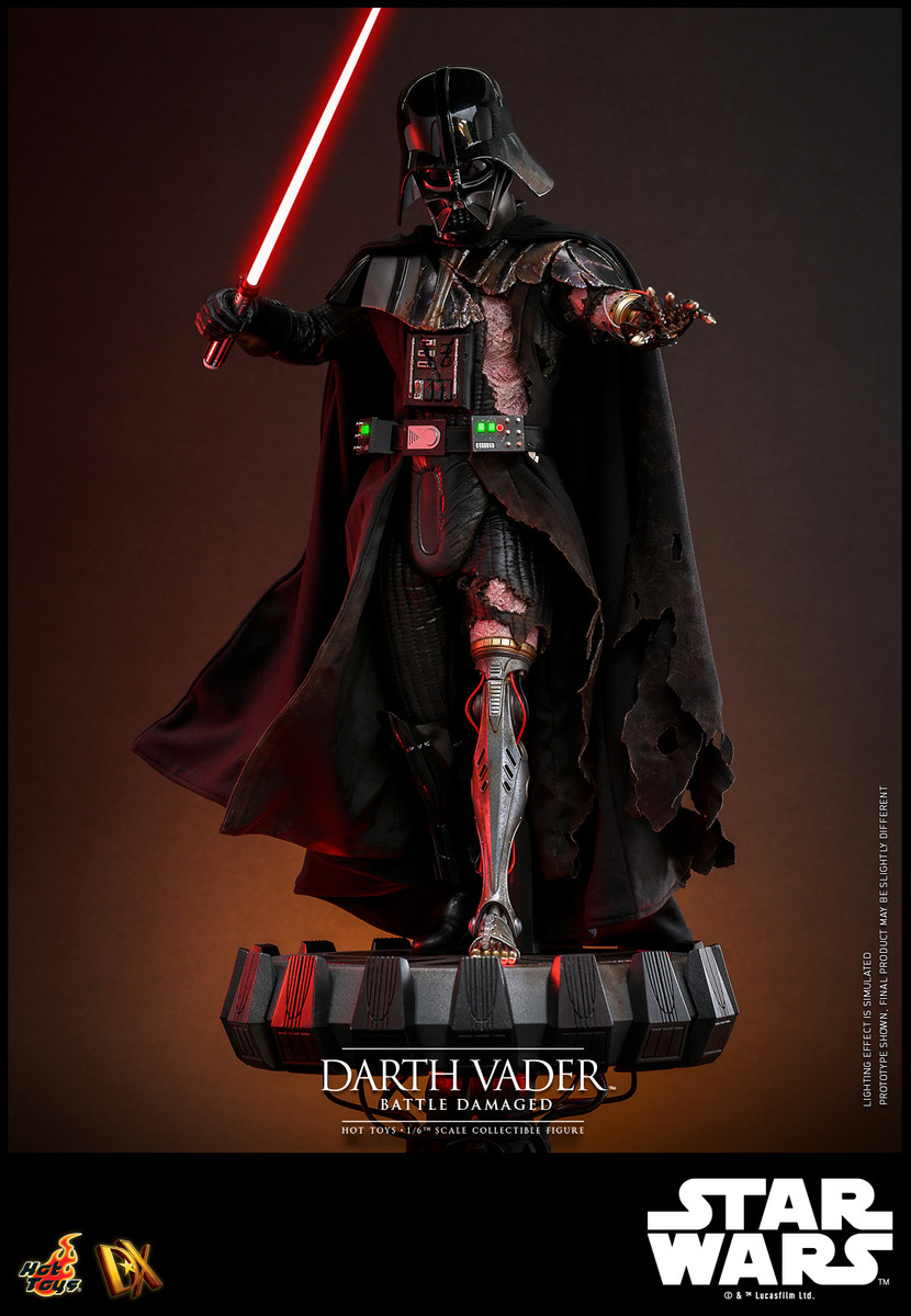 Hot Toys 1/6th scale Darth Vader (Battle Damaged) DX44