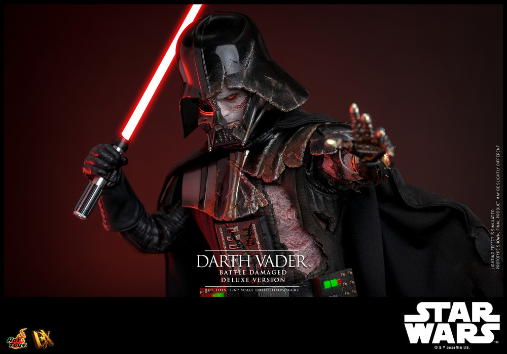 Hot Toys DX45 1/6th scale Darth Vader (Battle Damaged) Deluxe Version