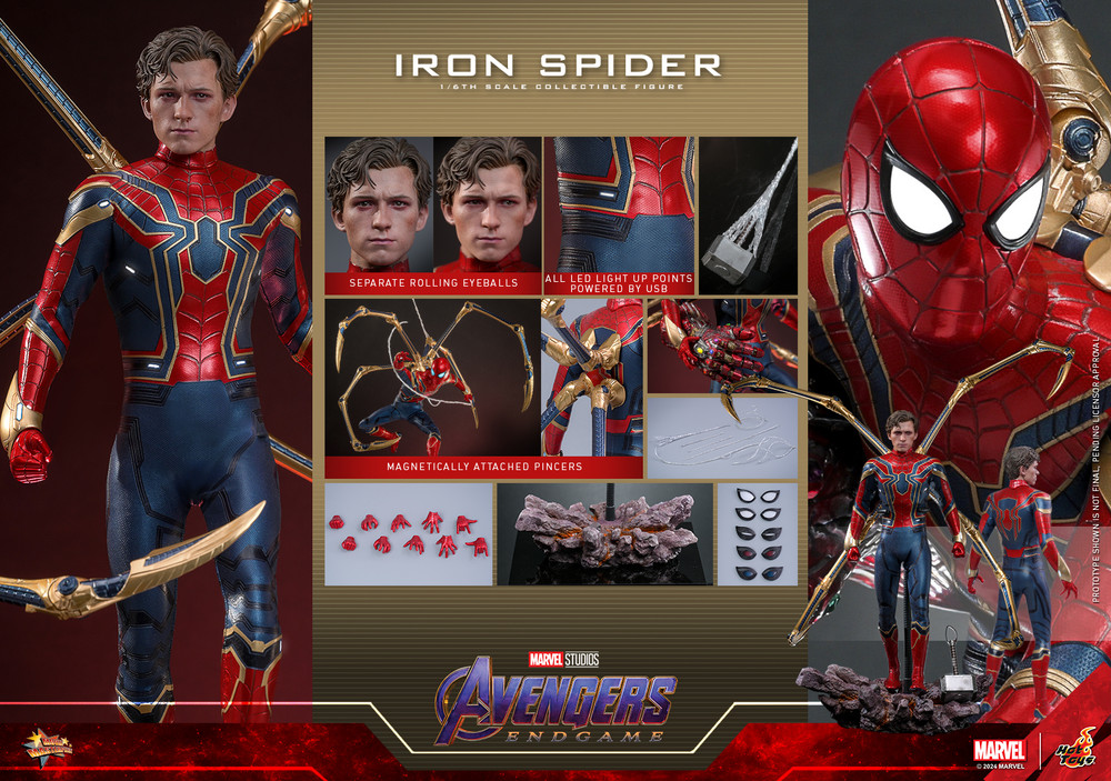 Hot Toys MMS761 Iron Spider 2.0 - Avengers: Endgame 1/6 Scale Figure