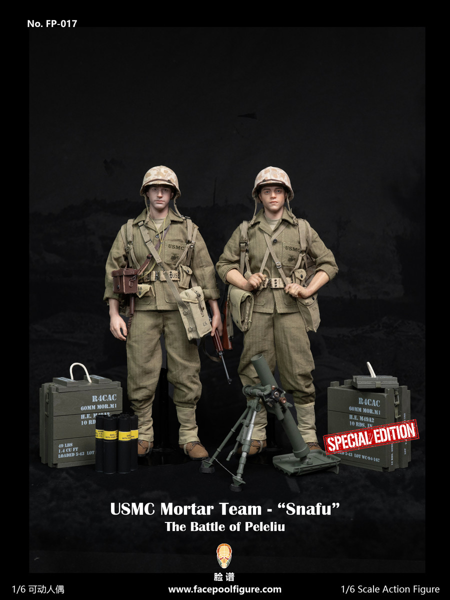 Facepool FP017B USMC Mortar Team Snafu Special Version