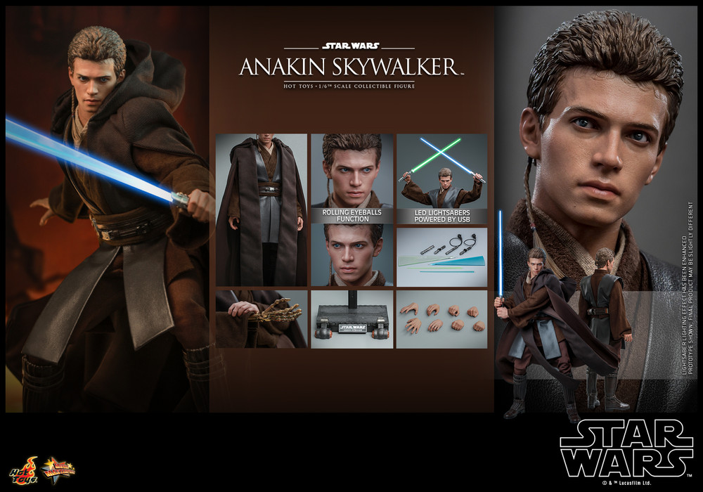 Hot Toys MMS677 Anakin Skywalker Star Wars EP II Attack of